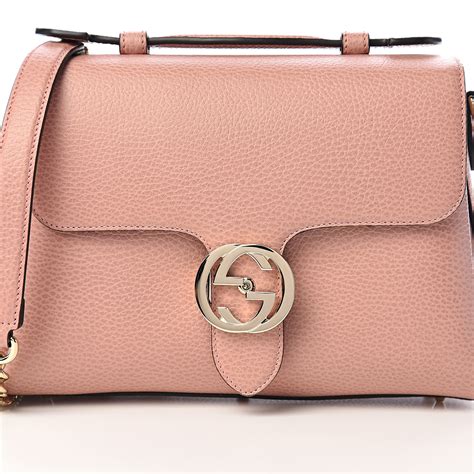 gucci pink smooth calfskin leather interlocking g flap wallet|Gucci Dollar Calfskin Interlocking GG Wallet on Chain Bag .